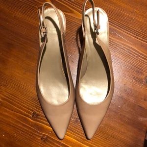 Stuart weitzman slingback kitten heel